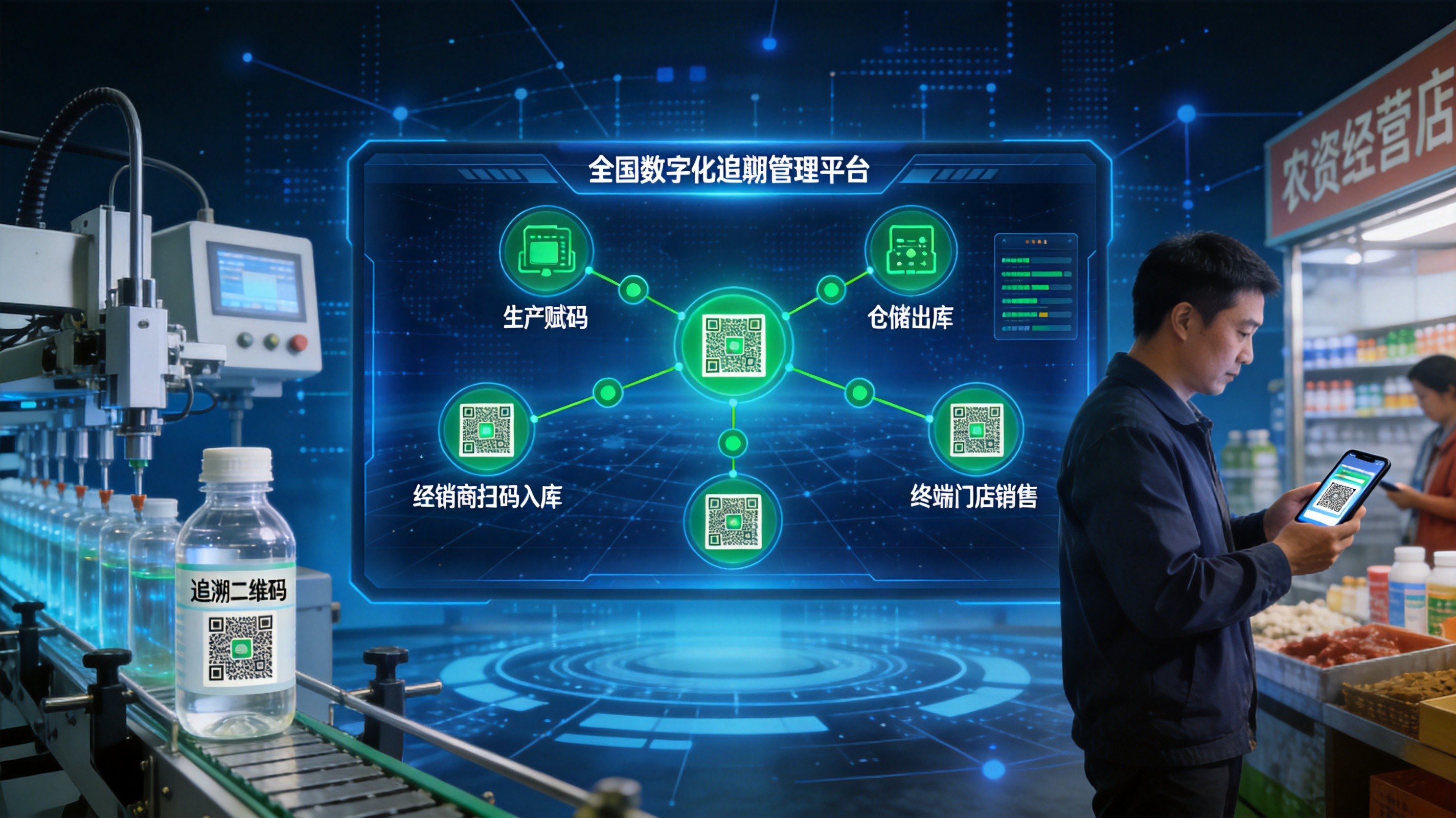 七部门联合整治农药兽药：全链条追溯一物一码数字化监管系统