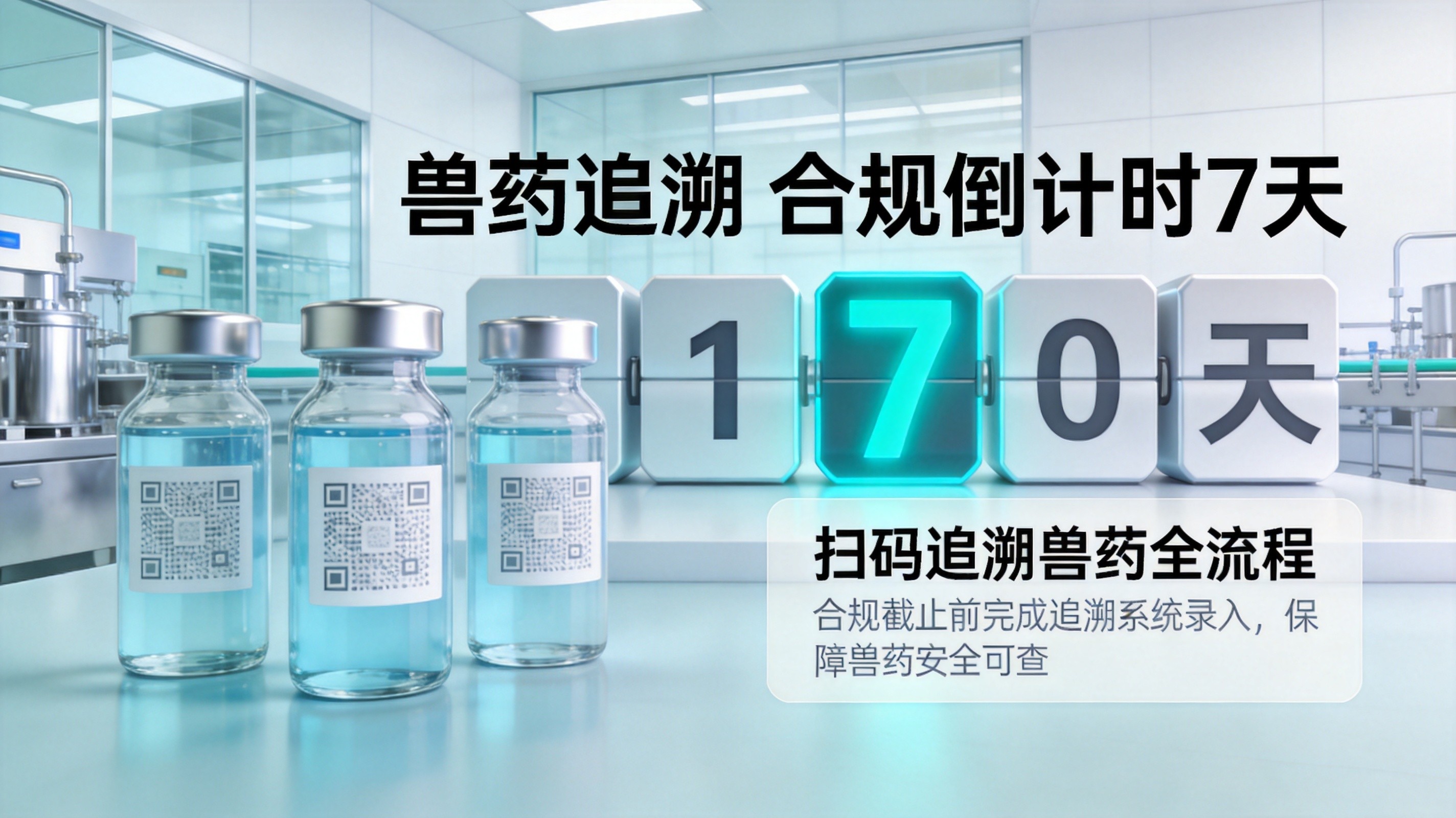 兽药追溯合规倒计时7天